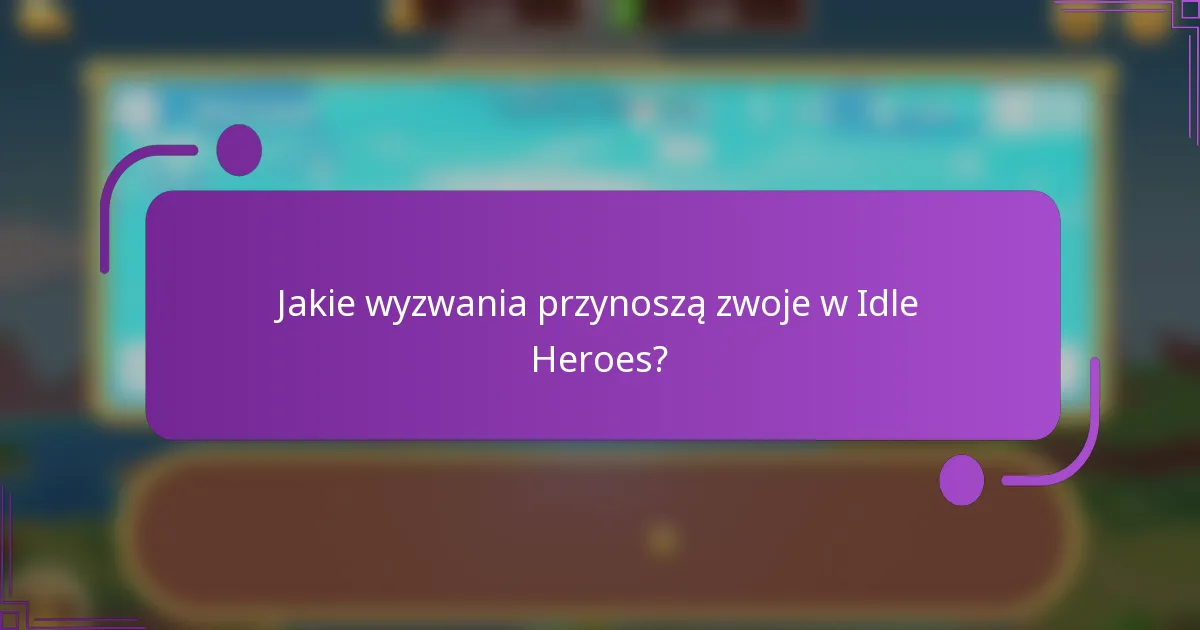 Jakie wyzwania przynoszą zwoje w Idle Heroes?